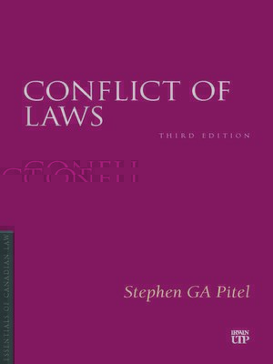 cover image of Conflict of Laws